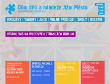 Tablet Screenshot of ddmjm.cz